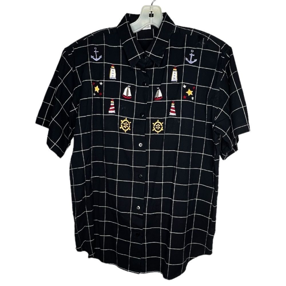 Vintage Maggie & Max Embroidered Shirt